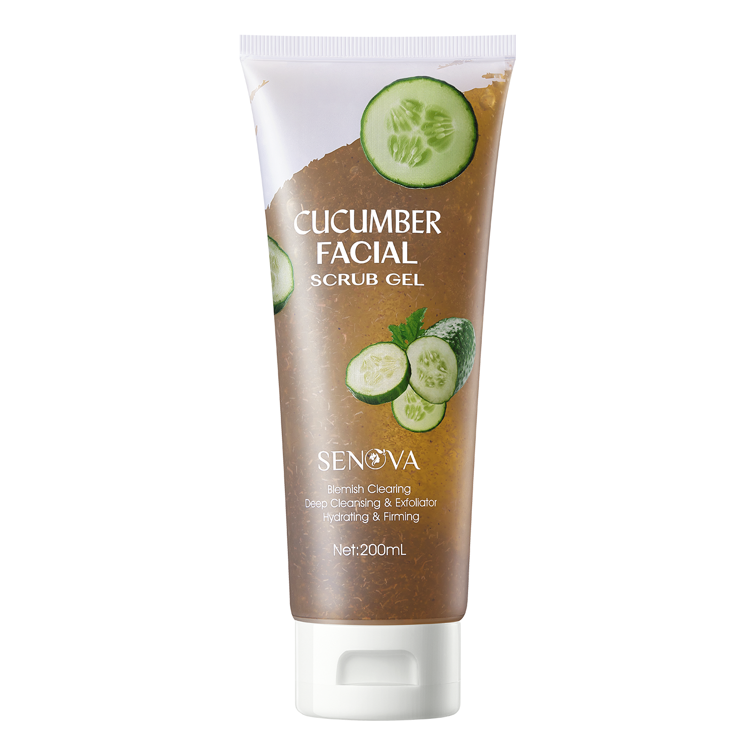 Cucumber Facial Scrub Gel