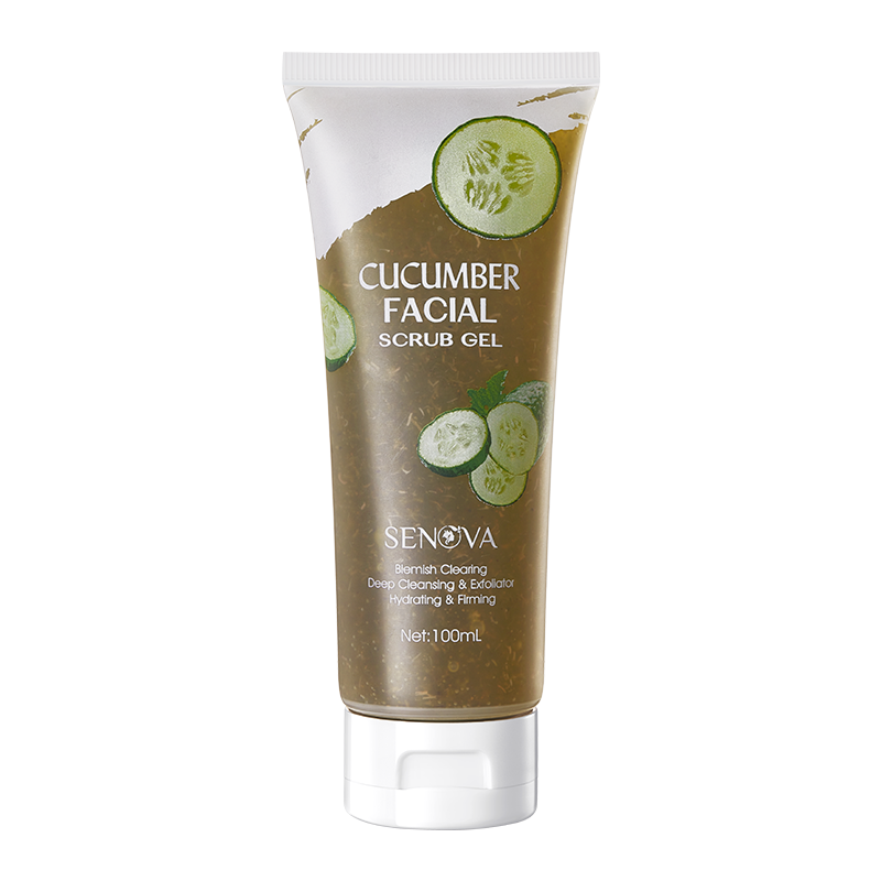 Cucumber Facial Scrub Gel